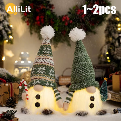 Glowing Christmas Gnomes