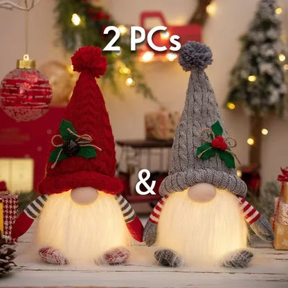Glowing Christmas Gnomes