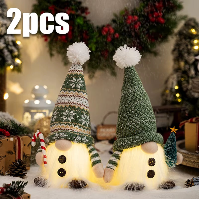 Glowing Christmas Gnomes